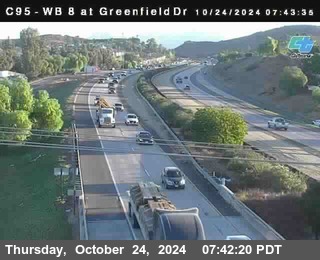 WB 8 at Greenfield Street