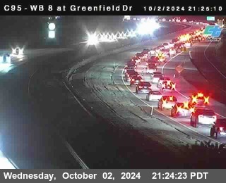 WB 8 at Greenfield Street