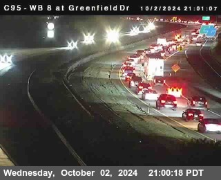 WB 8 at Greenfield Street