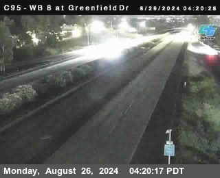 WB 8 at Greenfield Street