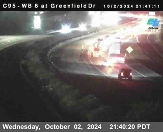 WB 8 at Greenfield Street