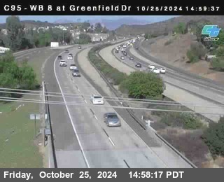 WB 8 at Greenfield Street