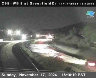 WB 8 at Greenfield Street