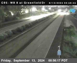 WB 8 at Greenfield Street