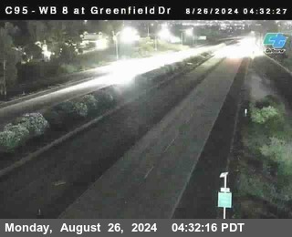 WB 8 at Greenfield Street