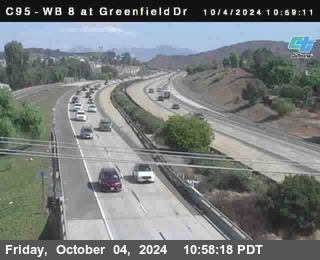 WB 8 at Greenfield Street