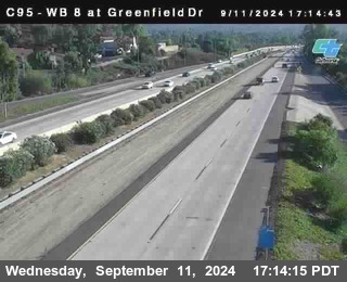 WB 8 at Greenfield Street