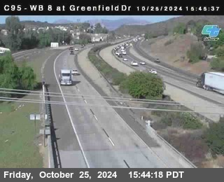 WB 8 at Greenfield Street