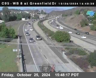 WB 8 at Greenfield Street