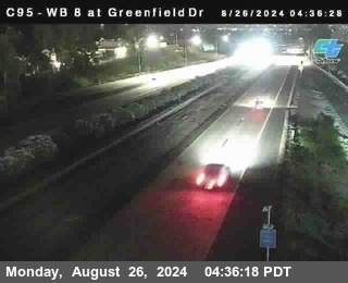 WB 8 at Greenfield Street