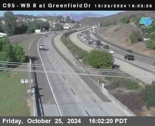 WB 8 at Greenfield Street