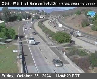 WB 8 at Greenfield Street