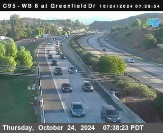 WB 8 at Greenfield Street