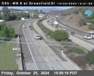 WB 8 at Greenfield Street