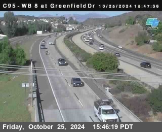 WB 8 at Greenfield Street