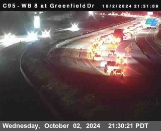 WB 8 at Greenfield Street