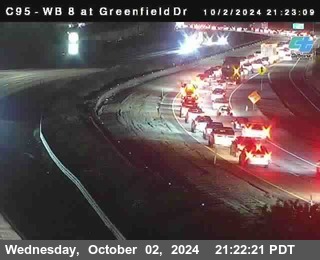 WB 8 at Greenfield Street