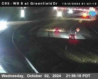 WB 8 at Greenfield Street