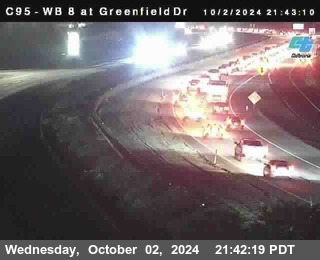 WB 8 at Greenfield Street