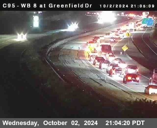 WB 8 at Greenfield Street