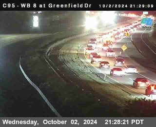 WB 8 at Greenfield Street