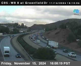 WB 8 at Greenfield Street