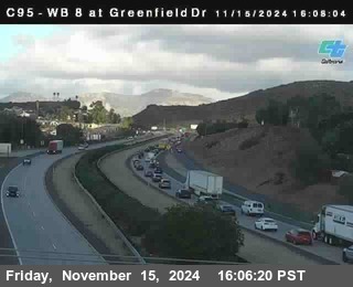 WB 8 at Greenfield Street