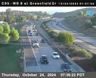 WB 8 at Greenfield Street