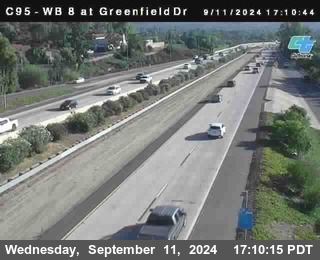 WB 8 at Greenfield Street