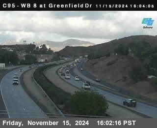 WB 8 at Greenfield Street