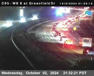 WB 8 at Greenfield Street