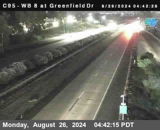 WB 8 at Greenfield Street