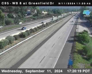 WB 8 at Greenfield Street