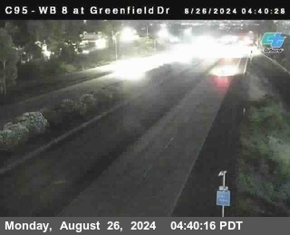 WB 8 at Greenfield Street