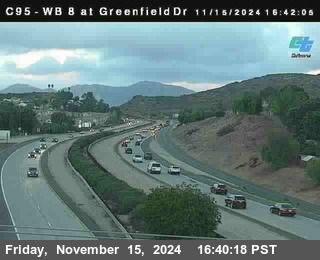 WB 8 at Greenfield Street