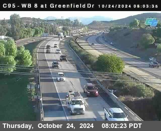 WB 8 at Greenfield Street