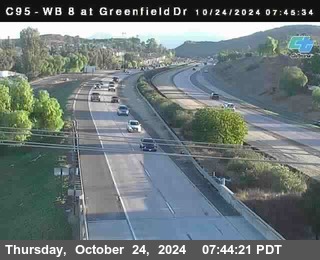 WB 8 at Greenfield Street