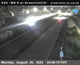 WB 8 at Greenfield Street