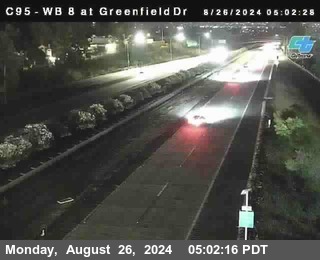 WB 8 at Greenfield Street