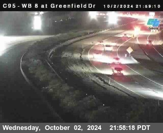 WB 8 at Greenfield Street