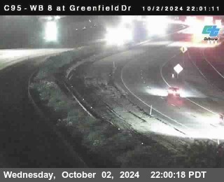 WB 8 at Greenfield Street