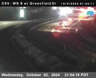 WB 8 at Greenfield Street