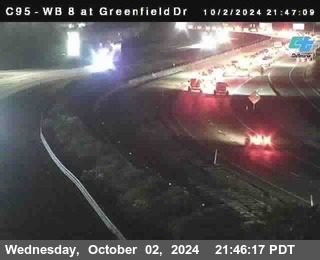 WB 8 at Greenfield Street