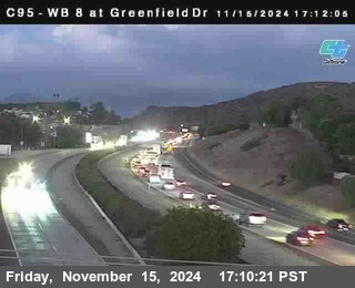 WB 8 at Greenfield Street