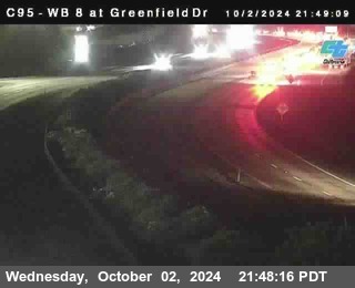 WB 8 at Greenfield Street