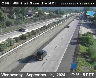 WB 8 at Greenfield Street