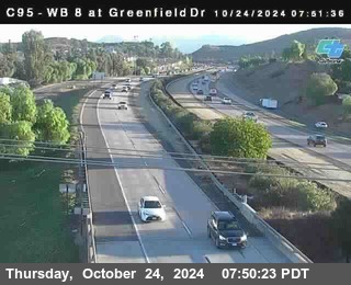 WB 8 at Greenfield Street