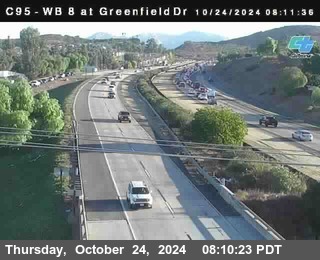 WB 8 at Greenfield Street