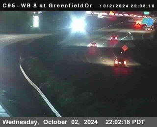 WB 8 at Greenfield Street