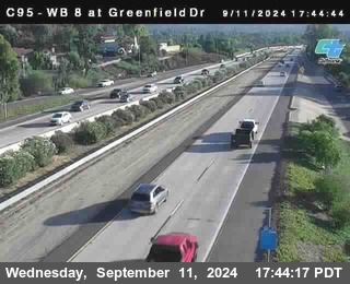 WB 8 at Greenfield Street